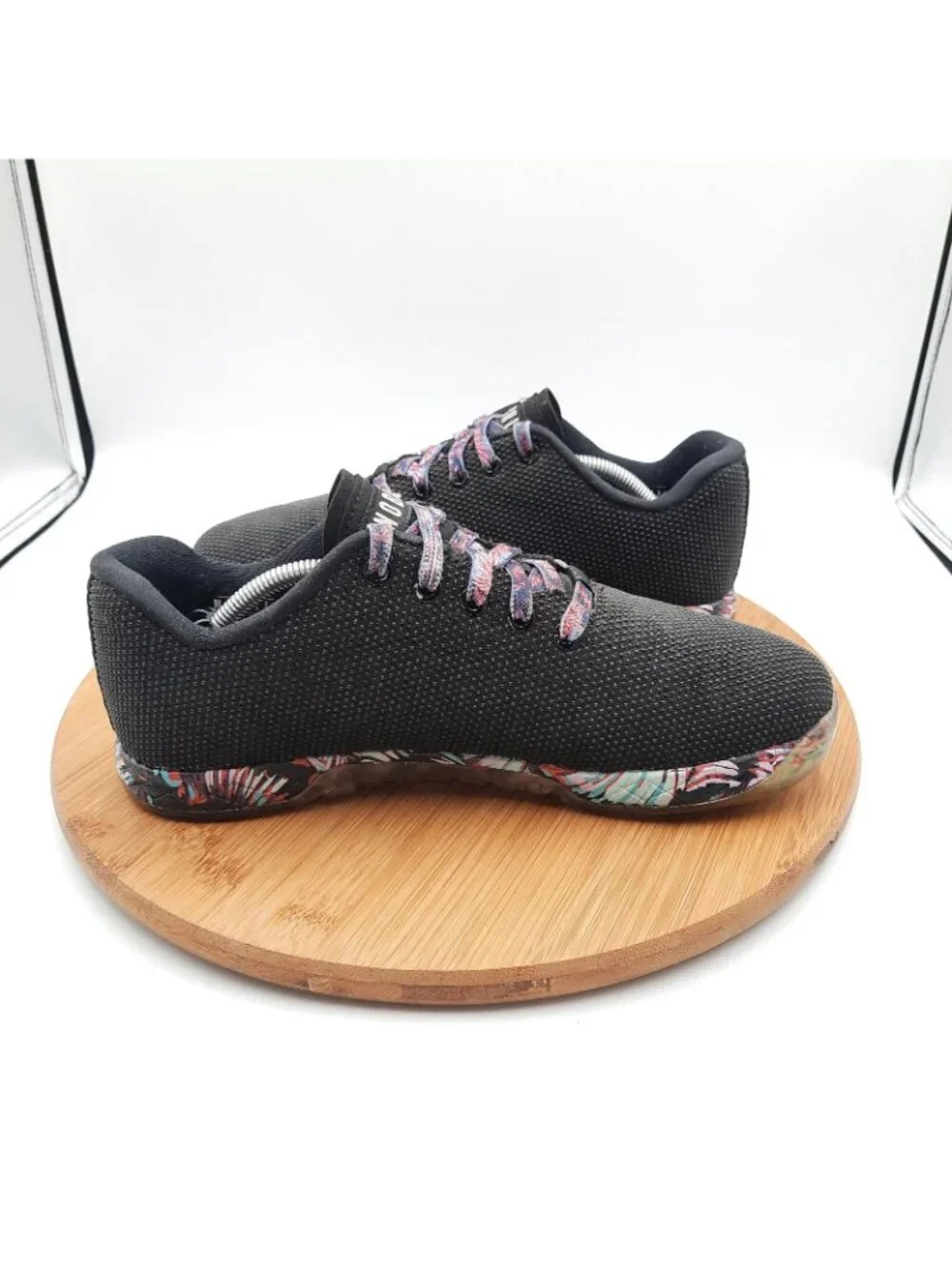 Nobull Outwork Womens Size 9.5 Shoes Midnight Palm Gym Workout Training Sneakers